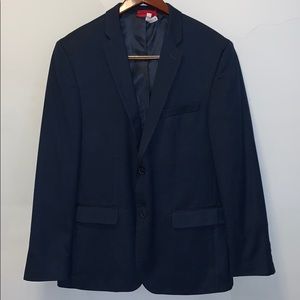 CLOSET BLOWOUT:Alfani Navy Slim Fit Sport Coat